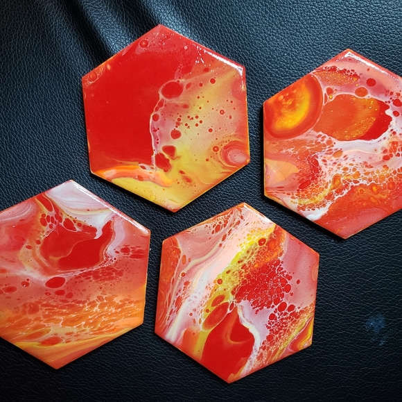 Ceramic coasters - Picture 9 of 9